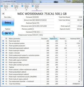 Pevné disky (HDD) WD 500Gb SATA, 3.5". - 8