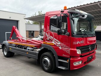 MERCEDES-BENZ ATEGO 1218 HÁKOVÝ NOSIČ KONTEJNERŮ UZÁVIERKA - 8