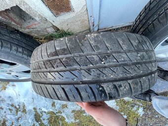 Alu kola 5x112 195/65 r15 et47 + letní pneu - 8