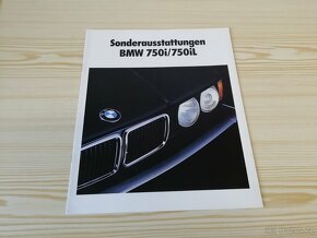 BMW E32 750iL - set katalogů - doprava v ceně - 8