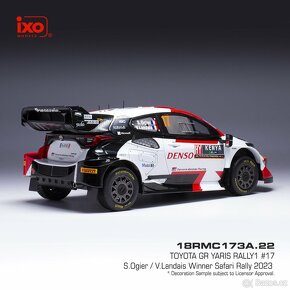 Modely Toyota GR Yaris Rally 1:18 IXO - 8