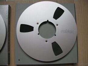 Magnetofonové alu cívky Uher a Revox 26,5 cm - 8