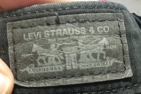 Z USA, černé džíny Levi Strauss & Co legging, vel. S - 8