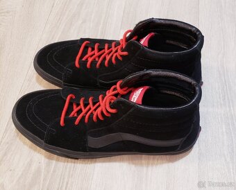 VANS SK8-HI Pánské Kožené Boty na Skate Vel. 46 - 8