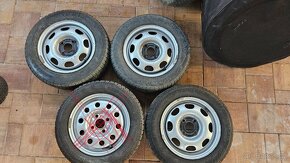 Plechové disky 4x100 R13 s pneu 155/70 R13 - 8