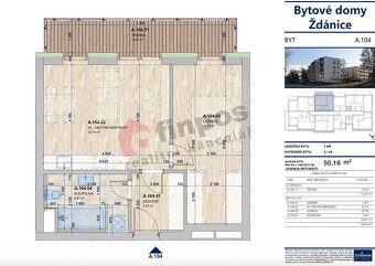 Prodej bytu 2+kk 51 m2 ve Ždánicích, okres Hodonín - 8