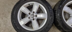 Alu kola VW 5x112 6,5x16 ET42 215/60r16 Continental zimní - 8