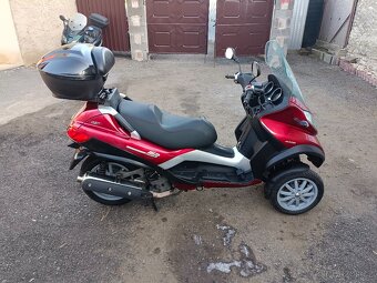 Piaggio mp3 400 LT CZ doklady v ceně na řidičák sk.B červená - 8