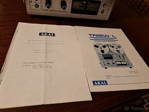 Kotoučový magnetofon Akai 1722L kompletní s návodem - 8