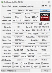 Spolehlivý herní počítač : AMD RX580 8GB,16GB RAM,6-core i5 - 8