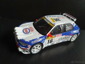 Peugeot 306 maxi kit car 1:18 rally Noční verze tovarni - 8