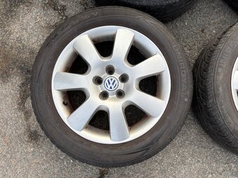 Original letní kola VW Golf 5x100 6,5J ET42 205/55 R16 - 8