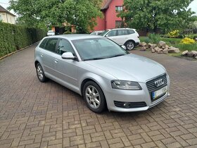 Audi A3 2.0TDI 103kw  2009 253Tkm serviska  Alu 17" top stav - 8