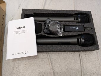 Bezdrátové mikrofony Tonor tw 320 - 8