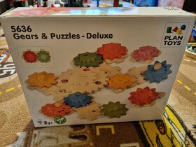Plan Toys Puzzle ozubená kolečka - 8