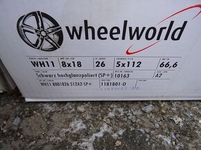 Alu disky Wheelworld, 18", 5x112, ET 26 , šířka 8J - 8