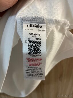 Nové Ellesse pánské polo tričko, bílé vel. M - 8