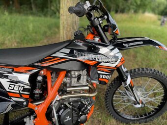 Pitbike Killer PRO 300ccm, kola 21/18, 23KW, vodník, oranžov - 8