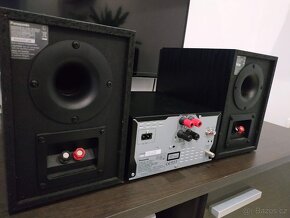 Predám čierny stereo audio systém Panasonic SA-PMX 74 - 8