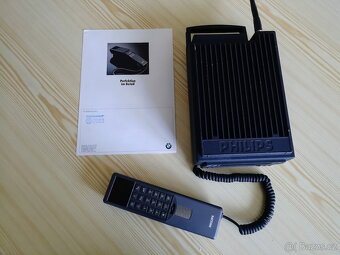 Kufříkový telefon Philips Porty + prospekt BMW E32 - 8