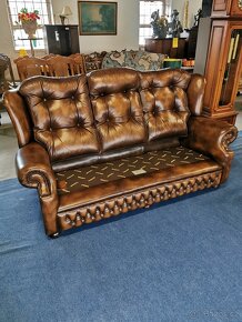 Chesterfield. Originál z Anglie. Top stav. - 8