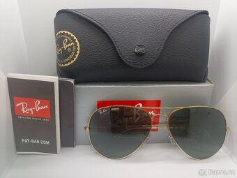 Sluneční brýle Ray Ban G-15 green, pouzdro, krabička,zánovní - 8