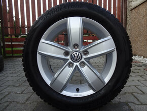 ZÁNOVNÍ ZIMNÍ ORIGINÁL VW 16" 5x112 pneu 205/55R16 - 8