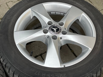 Alu kola 5x112 original Mercedes V  225/55 R17C Continental - 8