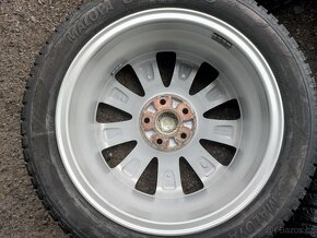 Prodám sadu Orig ALU kol Škoda 205/50R17 zimní - 8