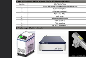 Laserový čistiaci stroj 2000W RAYCUS - 8