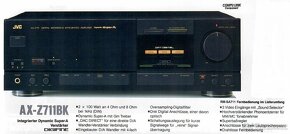 Zesilovač JVC AX-Z711, vestavěný převodník, MM/MC, DIGIFINE - 8