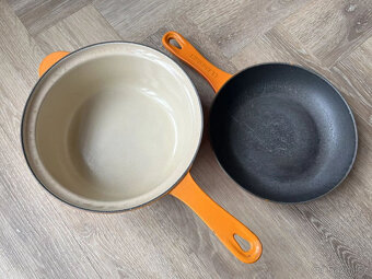 Le Creuset Litinový hrnec Sada nádobí Pomerančový kastrol Gr - 8