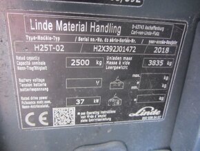 VZV LINDE H25T - 9