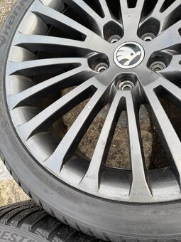 ORIGINÁL Alu Škoda Sirius R18, 5x112 - ZIMNÍ PNEU - 9