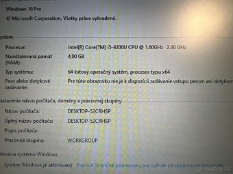 Predám notebook DELL E7240 na náhradné diely alebo na opravu - 9