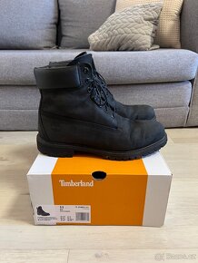 Timberland Premium 6 in Waterproof Boot Black Nubuck - 9