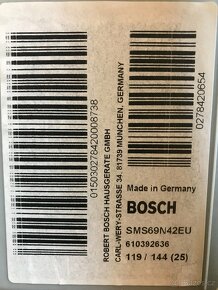 Prodám myčku Bosch SMS69N42EU - 9