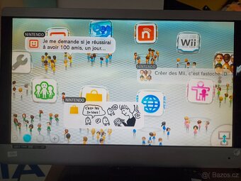 Nintendo Wii WUP-101(03), ovladač, Wii sensor bar, 3 Wii hry - 9