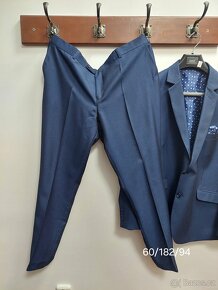 Modré obleky - nové, vel.60/182 a 64/182 - 9