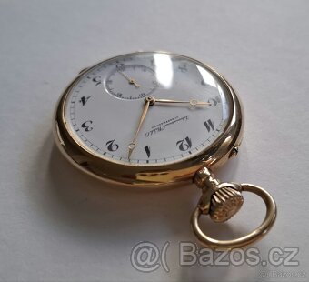 Obrovské zlaté kapesní hodinky IWC Schaffhausen - 9