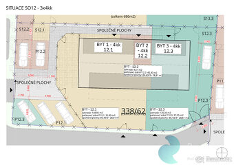 Byt 4+kk, 99m2, balkón 20,65m2, parkování, Panorama Vráto, o - 9