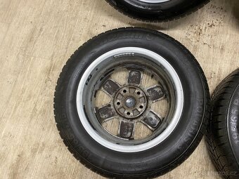 ALU KOLA ŠKODA R15 5x112 SE ZIMNÍMI PNEU BARUM 195/65R15 - 9