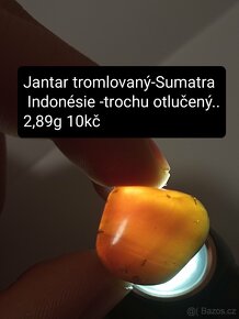 Jantary tromlované Sumatra - 9