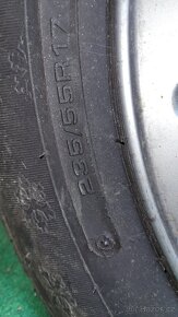 BMW ALU kola 5x120 235/55r17 zimní 8mm - 9