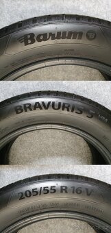 4x -- 205/55 R16 Letní pneu Barum Bravuris 5hm -- - 9