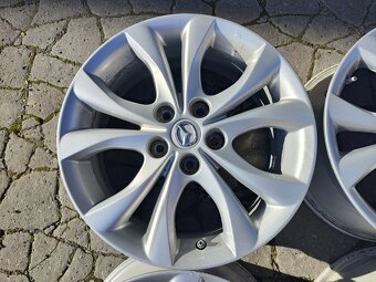 17"alu sada disků 5x114 origo Mazda 3 5 6 TPMS senzory - 9