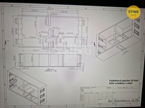 Prodej, byt 2+1, OV, 76 m2 , zahrada , v cihlovém do, 127011 - 9