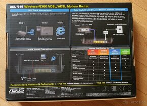 Bezdrátový router Asus DSL-N16 / 2,4 GHz / 4 LAN porty - 9