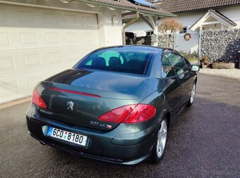 Kabriolet Peugeot 307, kožený interiér, 180 PS, el. střecha - 9