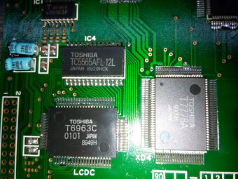 LCD display TOSHIBA  TLC-1013 - PLATÍ do SMAZÁNÍ - 9